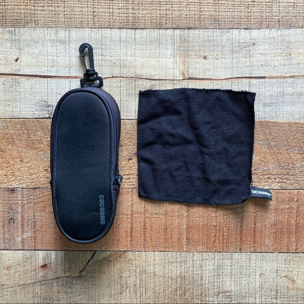 Cocoons Clip On Sunglasses Case Neoprene Black